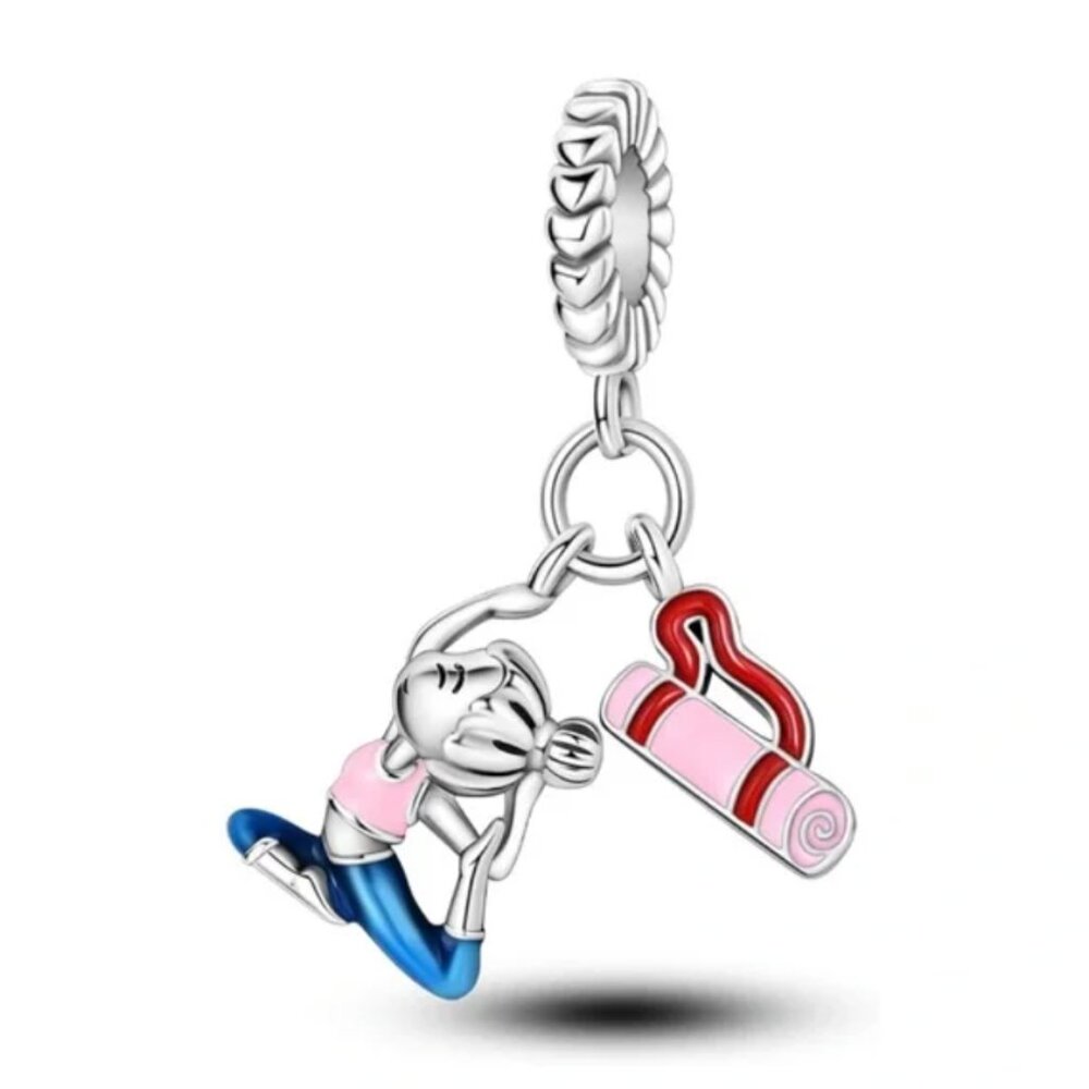 Yoga 925S Charm Compatible with Pandora Bracelet
